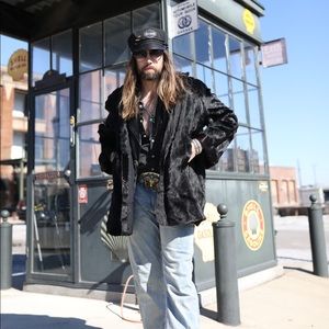 1920’s National Fur Co. Vintage Fur coat. Black